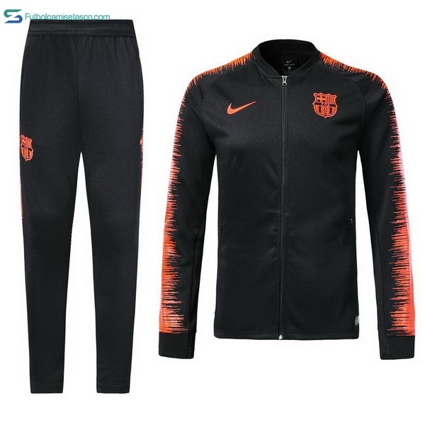 Chandal Barcelona 2018/19 Negro Naranja